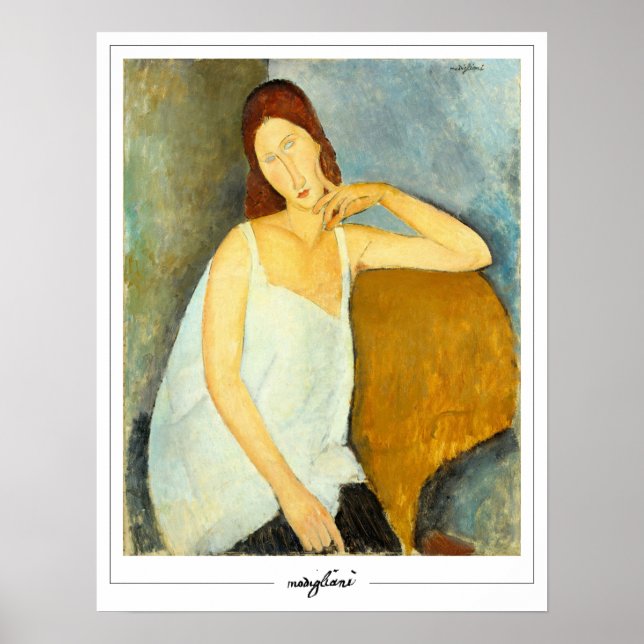 Amedeo Modigliani Zedign Art Poster #17 (Framsidan)