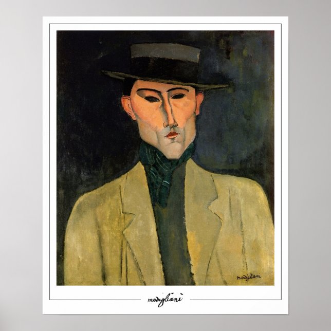 Amedeo Modigliani Zedign Art Poster #273 (Framsidan)