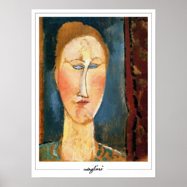 Amedeo Modigliani Zedign Art Poster #281 (Framsidan)