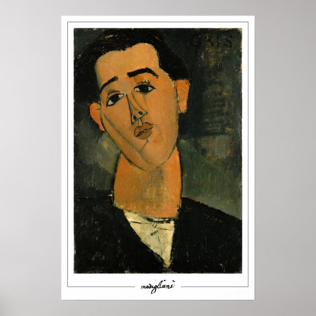 Amedeo Modigliani Zedign Art Poster #3 (Framsidan)