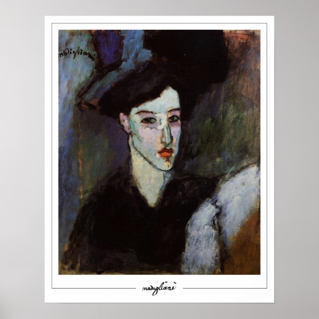 Amedeo Modigliani Zedign Art Poster #304 (Framsidan)