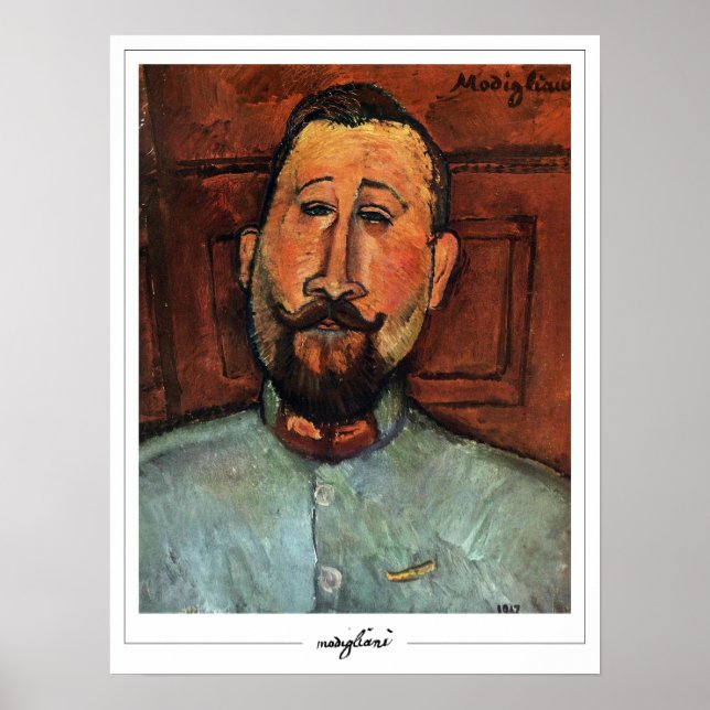 Amedeo Modigliani Zedign Art Poster #317 (Framsidan)