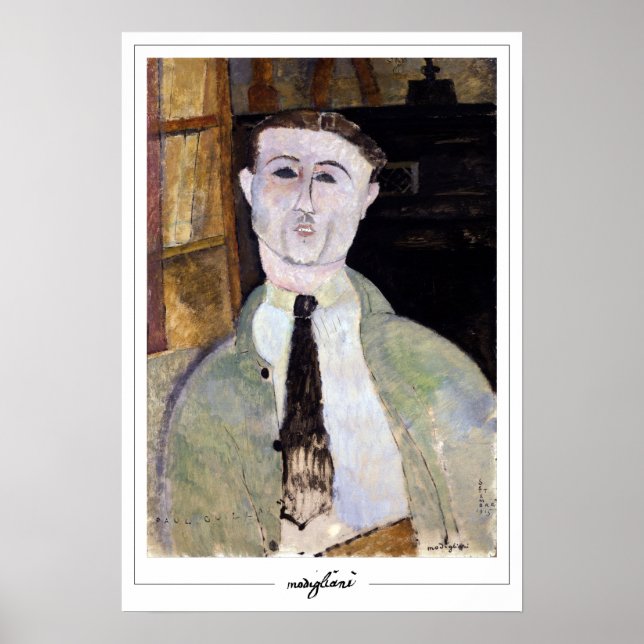 Amedeo Modigliani Zedign Art Poster #352 (Framsidan)