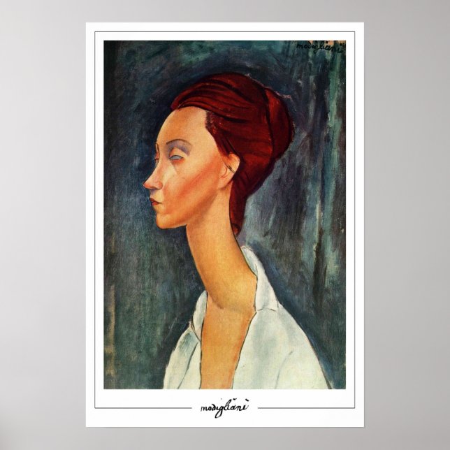 Amedeo Modigliani Zedign Art Poster #70 (Framsidan)