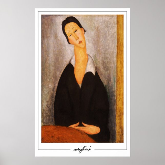 Amedeo Modigliani Zedign konstaffisch #200 Poster (Framsidan)