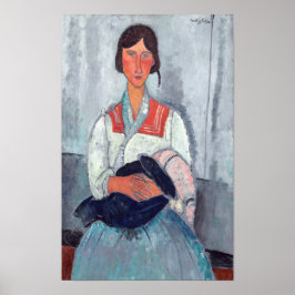 Amedeo Modigliani - zigenarkvinna med Baby Poster