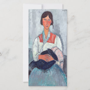 Amedeo Modigliani - zigenarkvinna med Baby Tack Kort