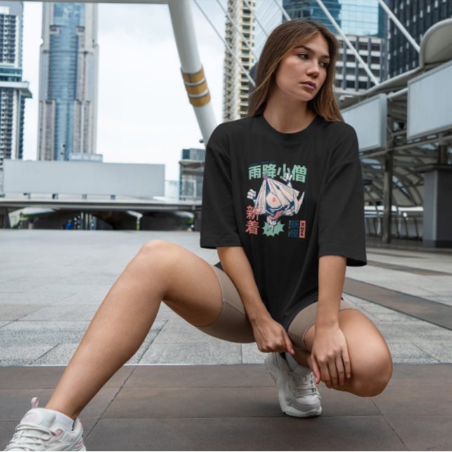 Amefuri Kozo Japansk Yokai T Shirt (Skapare uppladdad)