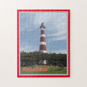 Ameland - Holland - Frisiska öarna - fyr - Pussel