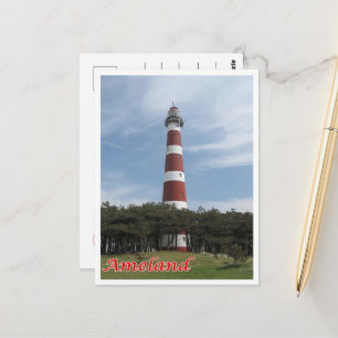 Ameland - Holland - Frisiska öarna - fyr - Vykort
