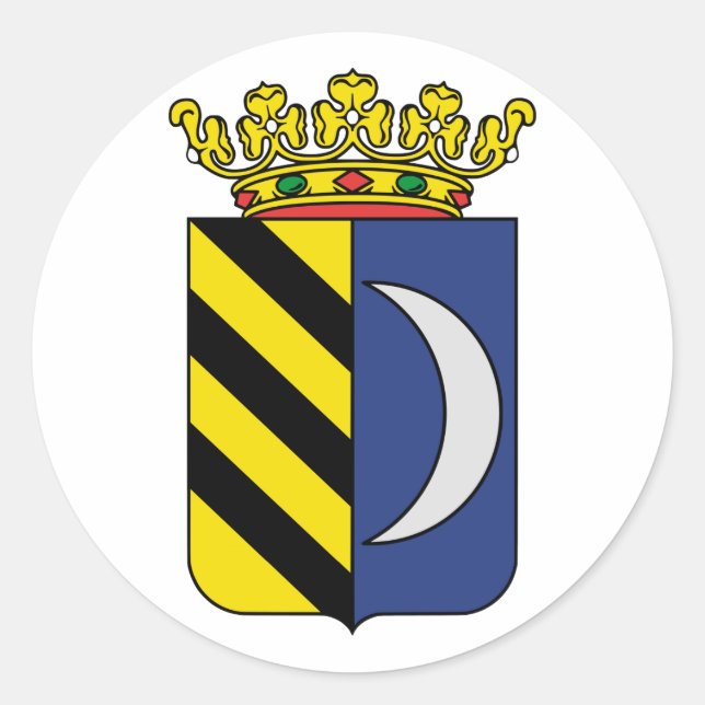 Ameland, Nederländerna Runt Klistermärke (Framsida)