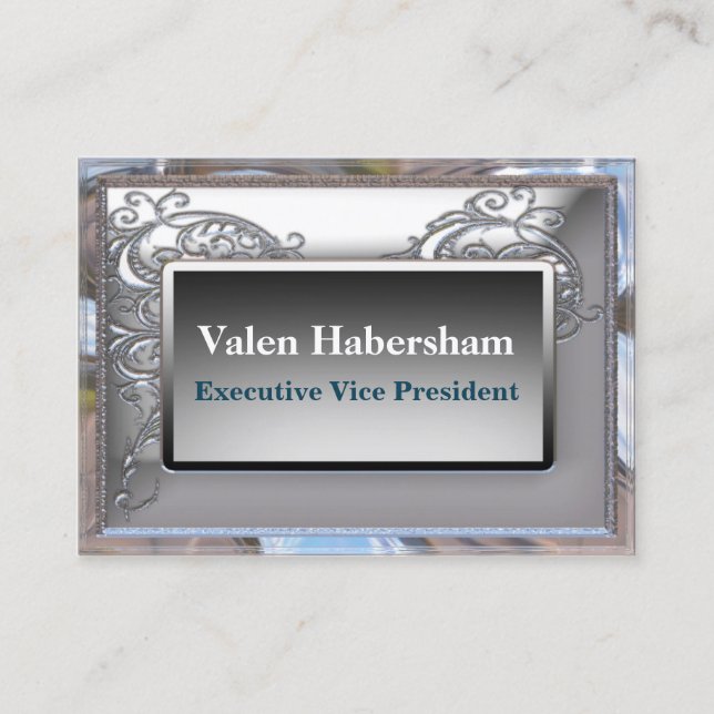 Amelia Bevackra Elegance Visitkort (Framsida)