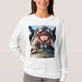 Amelia Earhart: Flygning utanför gränserna T Shirt