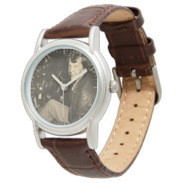 Amelia Earhart Flygplanscockpit Foto 1937 Kvinnor Armbandsur