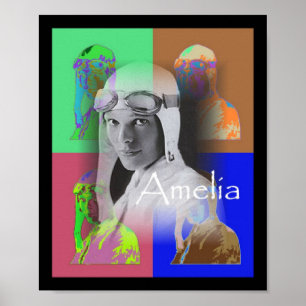 Amelia Earhart Poster