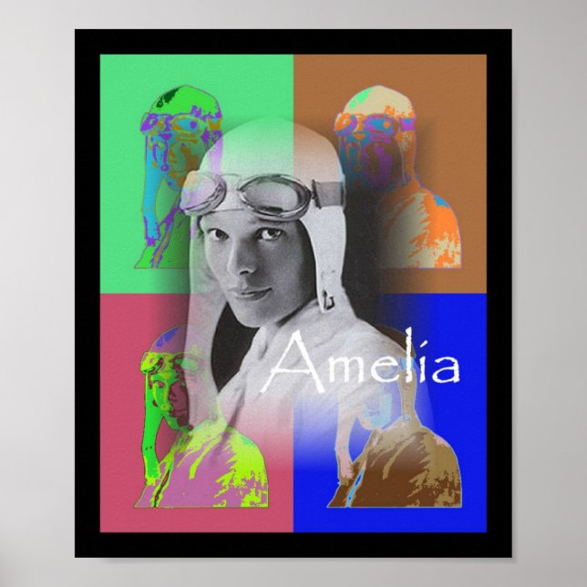 Amelia Earhart Poster (Framsidan)