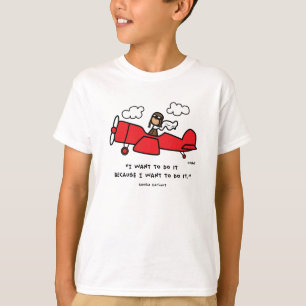 Amelia Earhart t-skjorta T Shirt