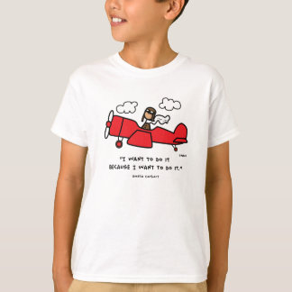 Amelia Earhart t-skjorta T Shirt