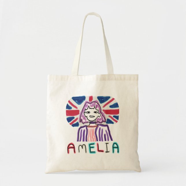 Amelia Förhindrar Sätt Tygkasse (Framsidan)