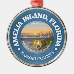 Amelia Island (C) Julgransprydnad Metall