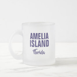 Amelia Island Florida Coffee Mug Frostad Glasmugg