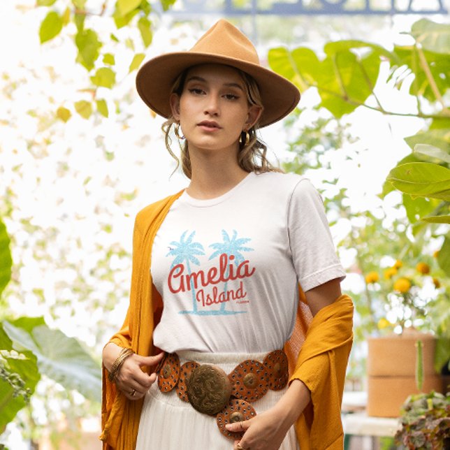 Amelia Island Florida Coral Beach Souvenir T Shirt (Skapare uppladdad)