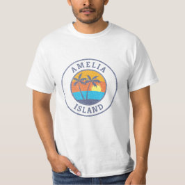 Amelia Island, Florida Faded Classic Stil T Shirt