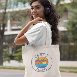 Amelia Island, Florida Faded Classic Stil Tygkasse