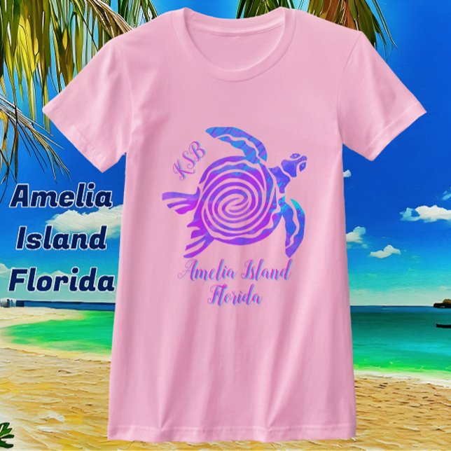 Amelia Island Florida Sea Turtle T-Shirt (Skapare uppladdad)