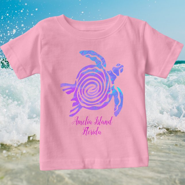 Amelia Island Florida Sea Turtle T-Shirt (Skapare uppladdad)