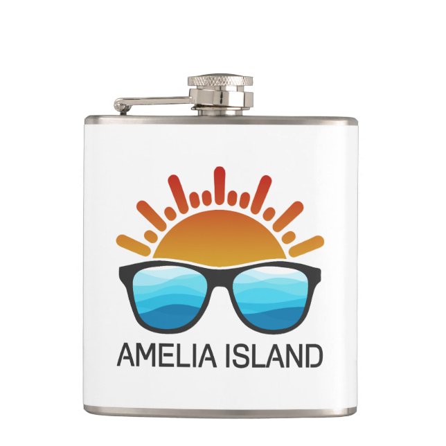 Amelia Island Florida Solglasögon Fickplunta (Framsidan)