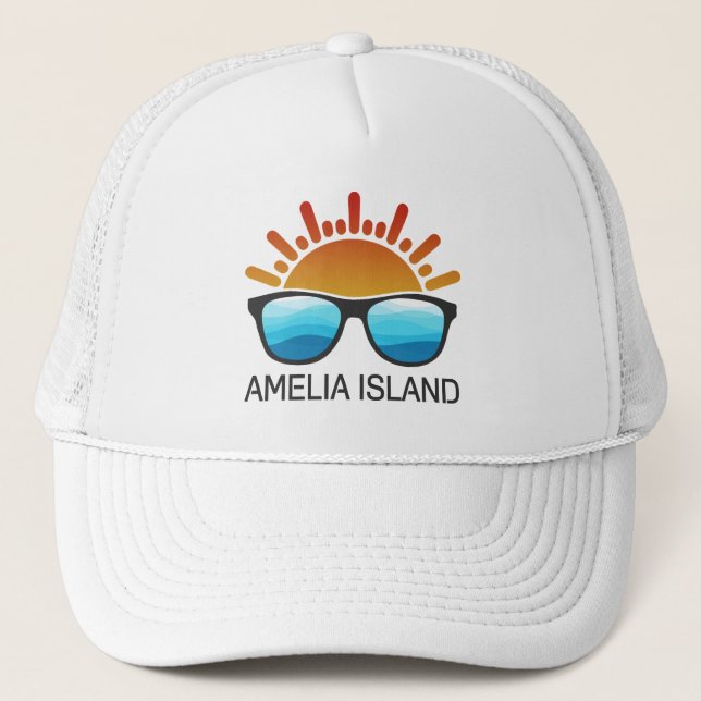 Amelia Island Florida Sunglasses Keps (Framsida)