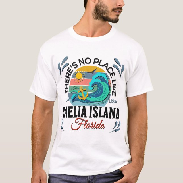 Amelia Island, Florida T Shirt (Framsida)