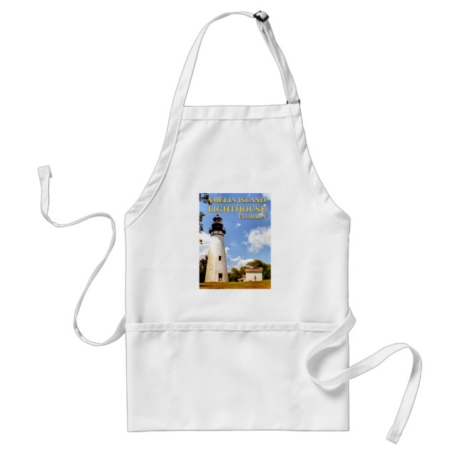 Amelia Island fyr, Florida Cooking Apron Förkläde (Framsidan)