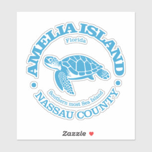 Amelia Island (havssköldpadda) Klistermärken