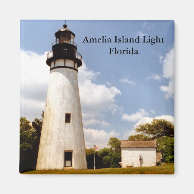 Amelia Island Light, Florida Magnet (Framsidan)