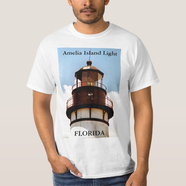 Amelia Island Light, Florida T-Shirt (Framsida)