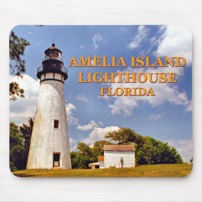 Amelia Island Lighthouse, Florida Mousepad Musmatta (Framsidan)