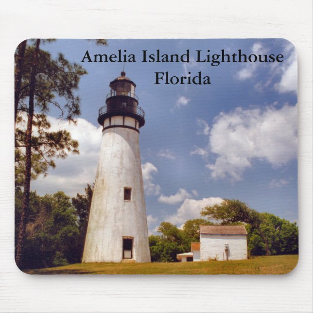Amelia Island Lighthouse, Florida Mousepad Musmatta (Framsidan)