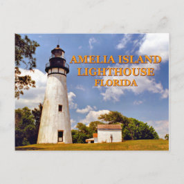 Amelia Island Lighthouse, Florida Postcard Vykort