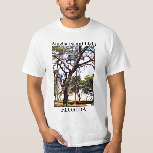 Amelia Island tänder, den Florida T-tröja T-shirt (Framsida)
