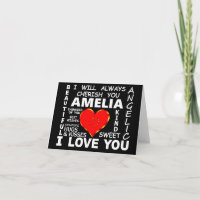 Amelia jag älskar dig