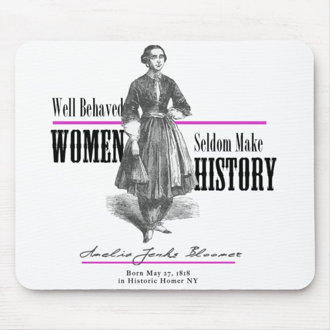 Amelia Jenks Bloomer Mousepad Musmatta (Framsidan)