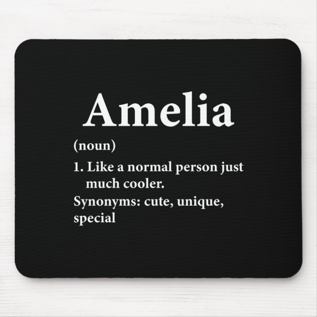 Amelia Name Definition Funny D  Musmatta (Framsidan)