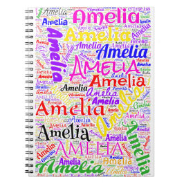 Amelia Notebook Journal Anteckningsbok