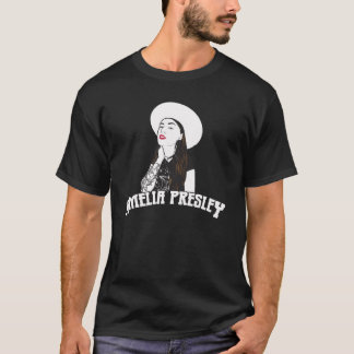Amelia Presley Tecknad Manar T Shirt