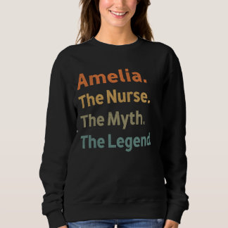 Amelia, sjuksköterskan Myth the legend funny Vinta T Shirt