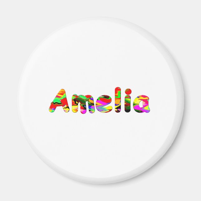 Amelias kylskåpsmagnet (Framsidan)