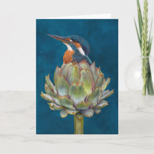 Amelie the Common Kingfisher Card Kort