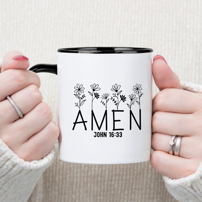 Amen Bible Verse Christian Coffee Mugg (Skapare uppladdad)